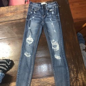 Ripped Blue jeans never worn